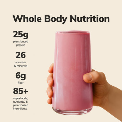 Ka’Chava Digestive Enzymes  Probiotics All-In-One Nutrition  Blend Strawberry  Shake